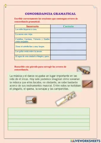 Concordancia gramatical