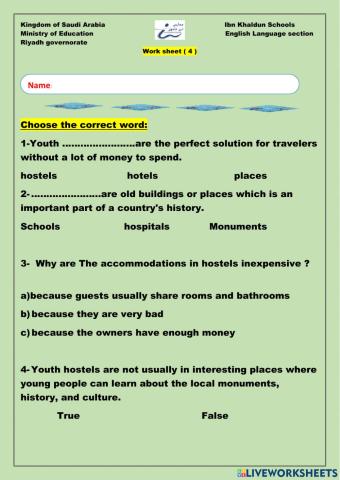 Super goal3 Unit 1 lesson 4