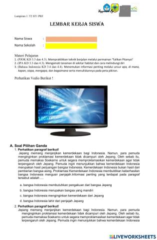 Lembar Kerja Siswa