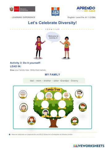 Activity 3: Let’s Celebrate Diversity!