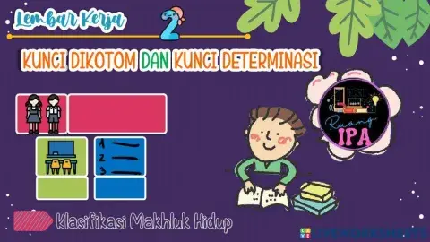 Kunci dikotomi dan kunci determinasi