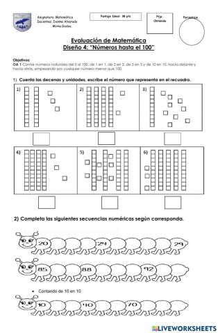 Números hasta el 100