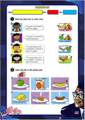 Year 1: Lunchtime 2 - Have got - Haven't got