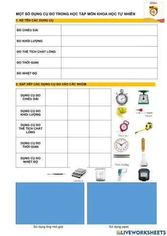 Tiết 4. khtn 6. các dụng cụ đo