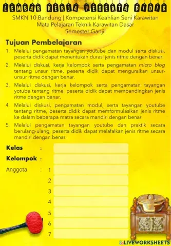 LKPD Ritme Suku Kata