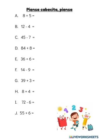 Piensa cabecita, piensa