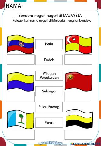 Bendera negeri-negeri di Malaysia