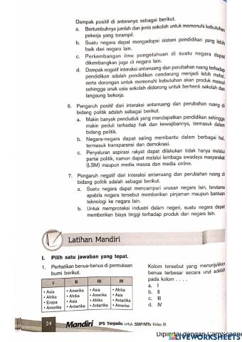 Benua dan Samudra (materi bab 1)