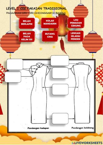 Level 1 c02 pakaian tradisional cheongsam
