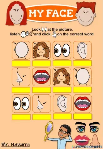 My Face (Look, listen and click)