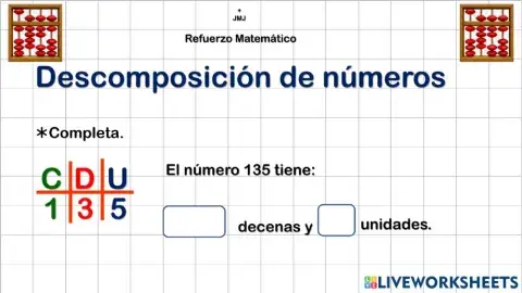 Descomposición de Números