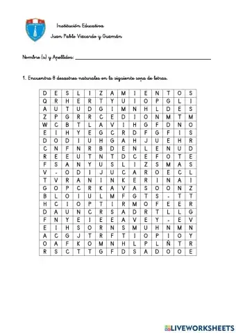 Fenómenos naturales