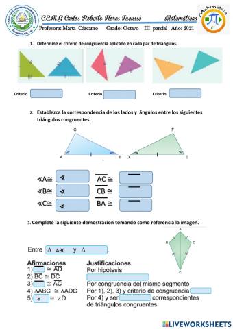 Examen de Matemáticas