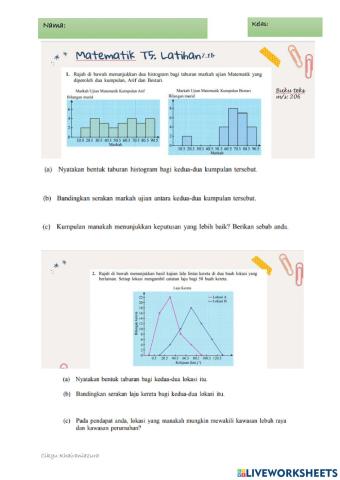 Sukatan Serakan Data Terkumpul