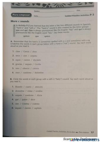 C sound -Sonido de C