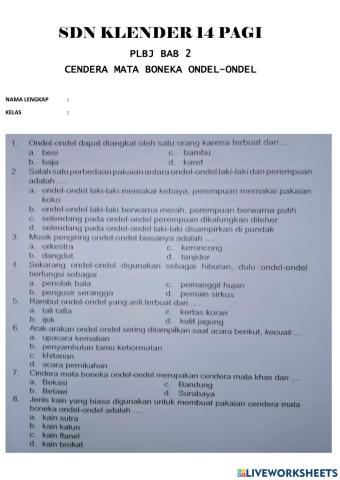 Plbj bab 2 ondel-ondel