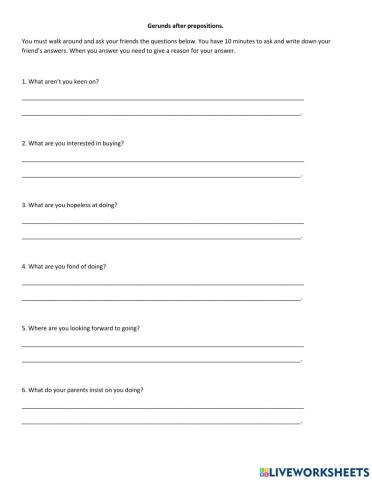 Gerund after prepositions