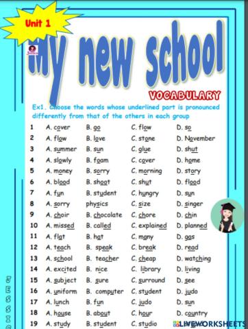 Unit 1-pronunciatiom