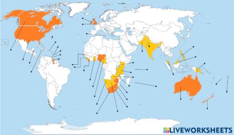 English speaking countries