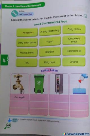 Avoid contaminated food