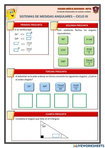 Sistemas de Medidas Angulares