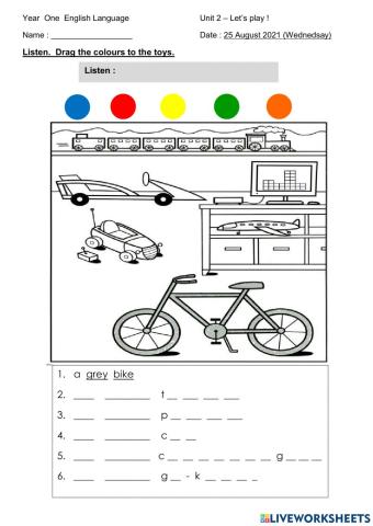 Unit 2 - Let's play!