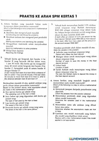 Permodelan Matematik T5