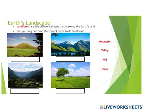 Local Landscapes: Landforms and Water Bodies