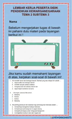 Persatuan dan Kesatuan