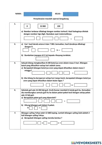 Penyelesaian masalah operasi bergabung