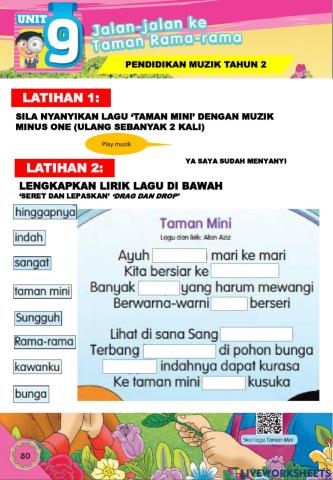 Pendidikan Muzik Taman Mini