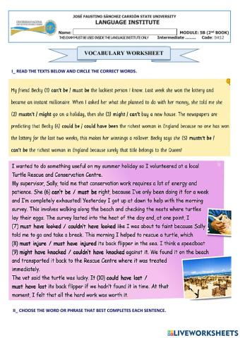 Grammar Wrksht-Mod5B-Interm-2ndB