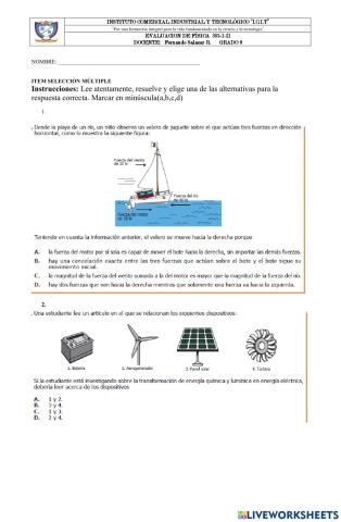 Examen Física 9 35-I-II