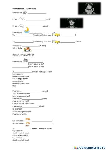 Répondez-moi - Gjon's Tears