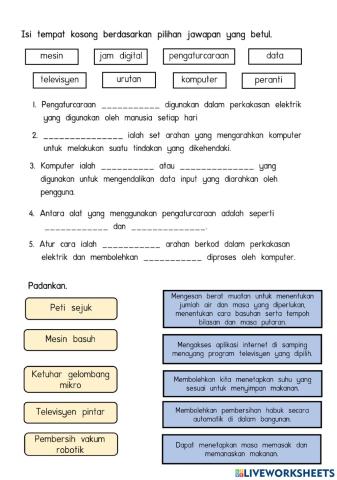 Asas Pengaturcaraan Tahun 5 (Ulangkaji)