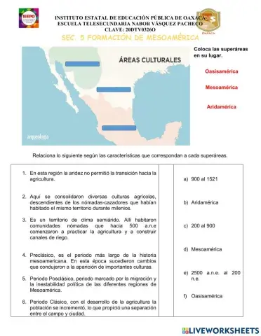 Sec. 5 Formación de Mesoamérica