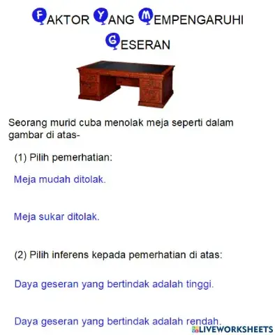 Daya Geseran