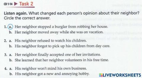 Unit 3 - Listening 3 Task 2 (Tactics - Developing)