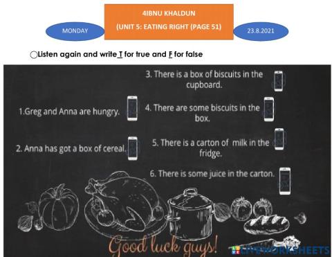 Eating right (collective nouns)