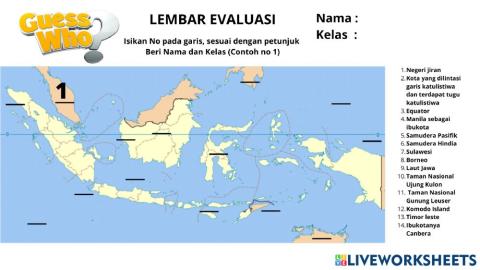 Batas Wilayah Indonesia (Post Test)