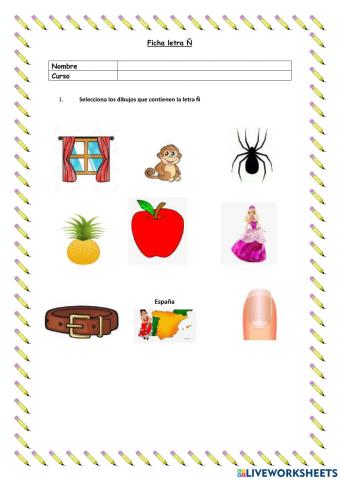 Letra ñ