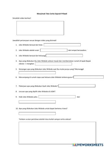 Menyimak Teks Cerita Sejarah Pribadi