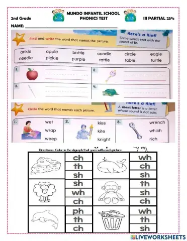 Phonics test