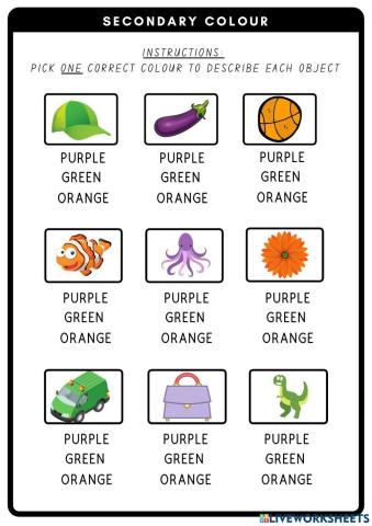 What colour are these objects?