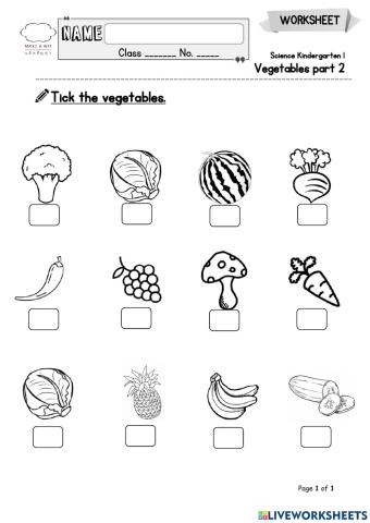 24Aug2021.Vegetables part2.Kindergarten1.TeacherKim