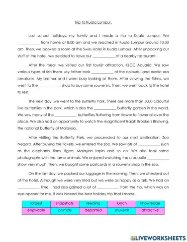 Trip to Kuala Lumpur