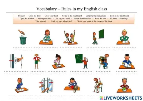 English instructions