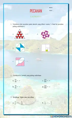 PECAHAN Latihan 1