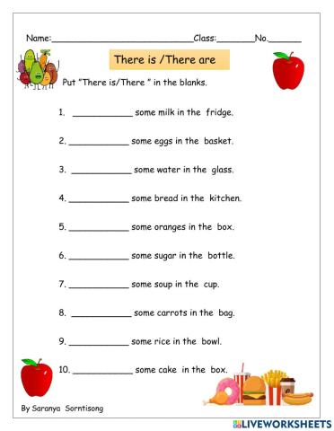 There is - There are