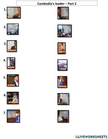 Cambodia's leader 2020-2021